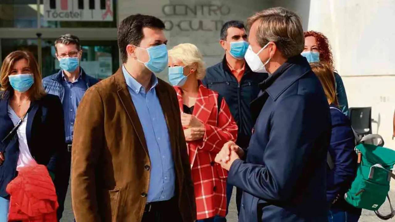 Gonzalo Caballero, fronte a Jos&eacute; Mi&ntilde;ones, nunha imaxe de arquivo (Foto: Europa Press)