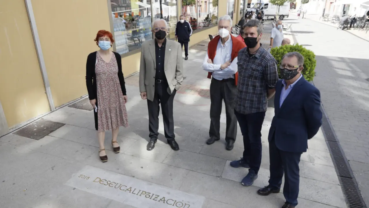 M. Ferreiro, V. Freixanes, V. &Aacute;rias , R. Arroxo e M. Gonz&aacute;lez. (Foto: Concello Lugo)
