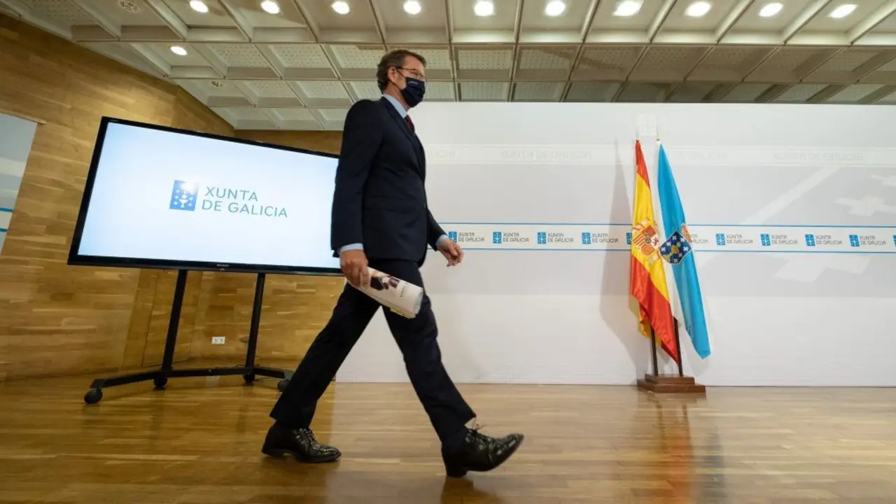 Alberto N&uacute;&ntilde;ez Feixoo. (Foto: David Cabez&oacute;n / Xunta da Galiza).