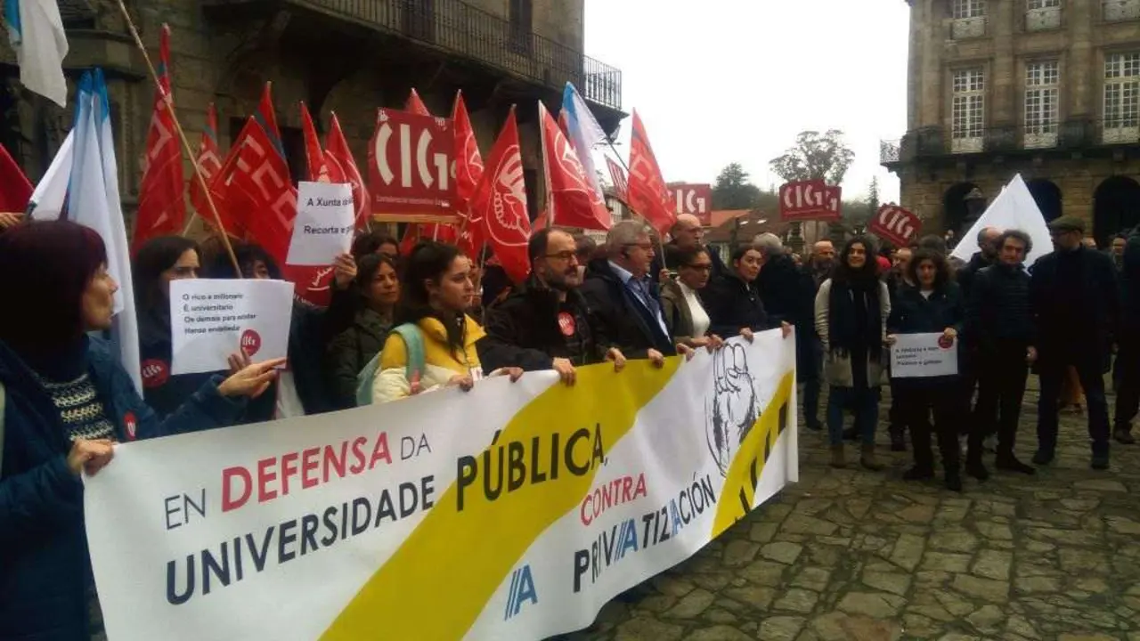 A comunidade educativa mobilizouse este ano contra o proxecto. (Foto: Europa Press)