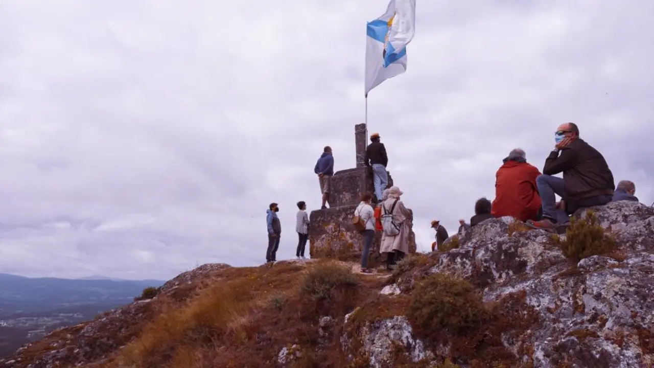 Subida ao Pico Sacro o s&aacute;bado 24 de xullo de 2021 (Foto: Xo&aacute;n Carlos Garrido).