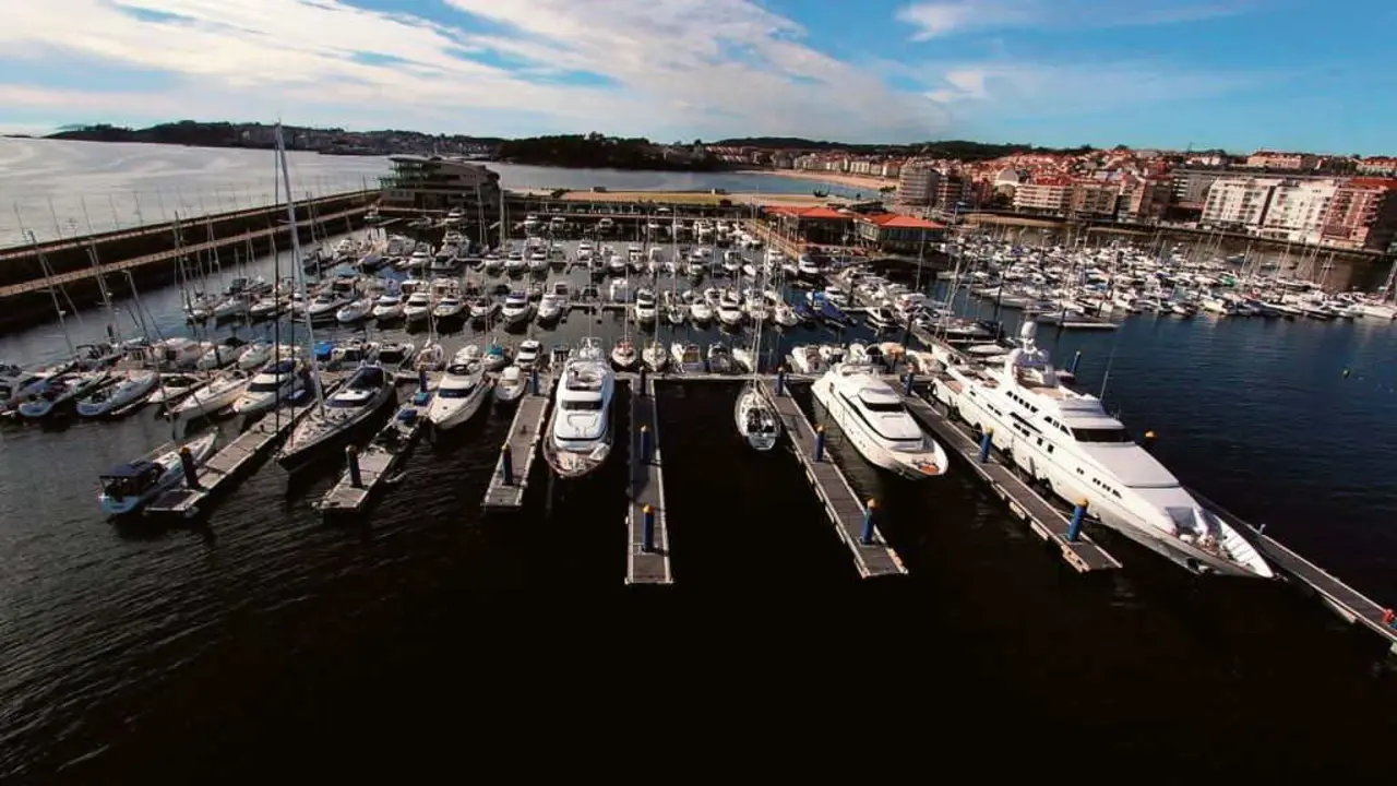 Imaxe do porto deportivo Juan Carlos I, Sanxenxo. (Foto: Mancomunidade do Saln&eacute;s) #sanxenxo #porto #portodeportivo
