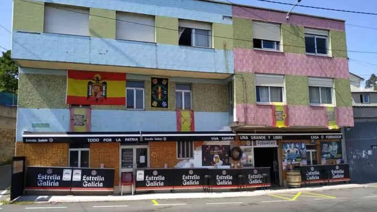 Imaxe do bar difundida nas redes sociais (Orgullo galego)