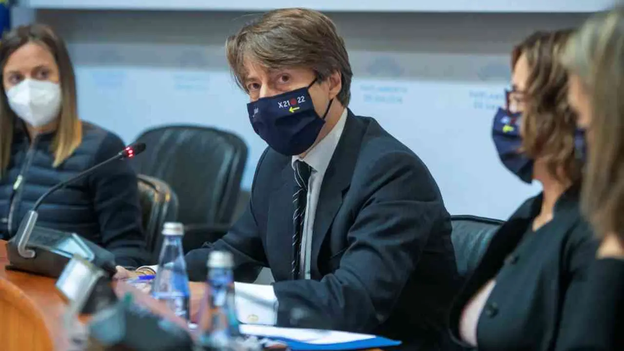 O conselleiro de Facenda, Miguel Corgos, expuxo onte os orzamentos para 2022 na comisi&oacute;n de Econom&iacute;a da C&aacute;mara galega.