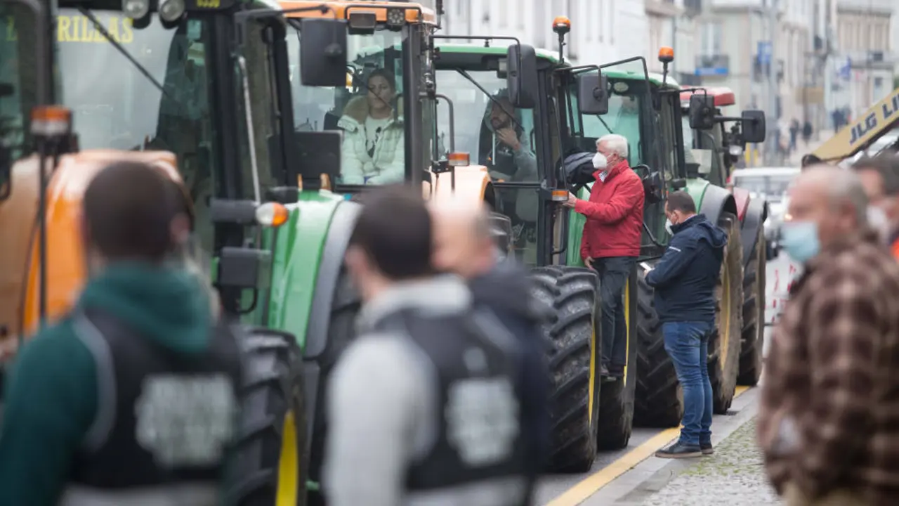 tractorada lugo leite carlos castro agromuralla