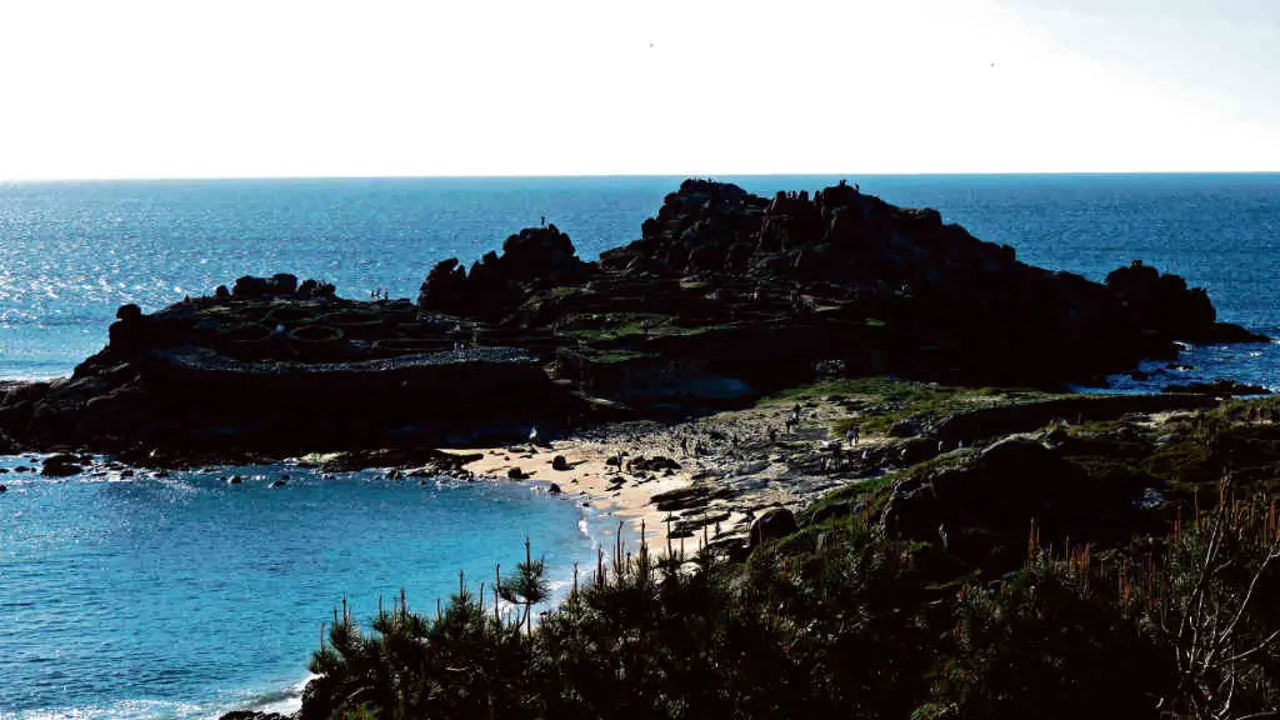 O impresionante Castro de Baro&ntilde;a, en Porto do Son. (Foto: Guido &Aacute;lvarez Parga)