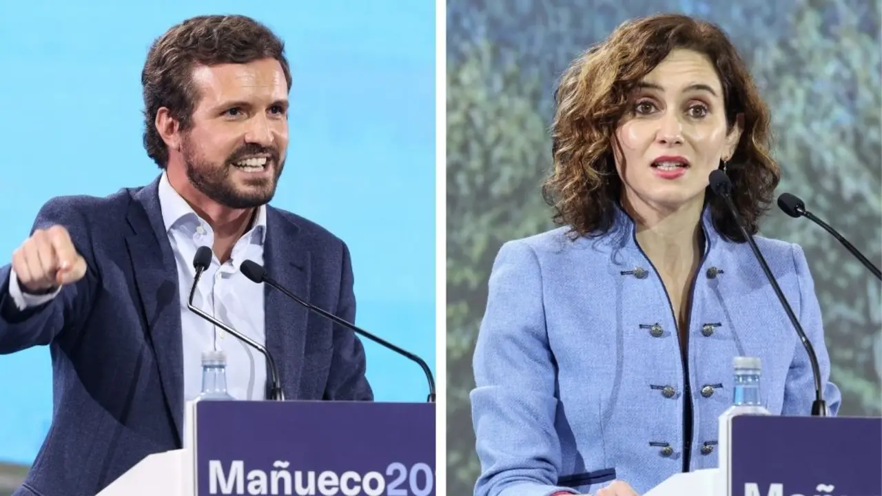 Pablo Casado e Isabel D&iacute;az Ayuso (Fotos: Europa Press).