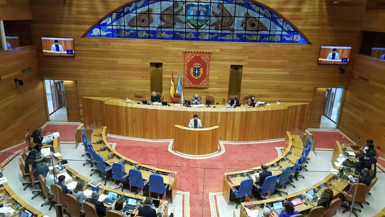 Sesi&oacute;n do Parlamento galego. (Foto: N&oacute;s Diario)
