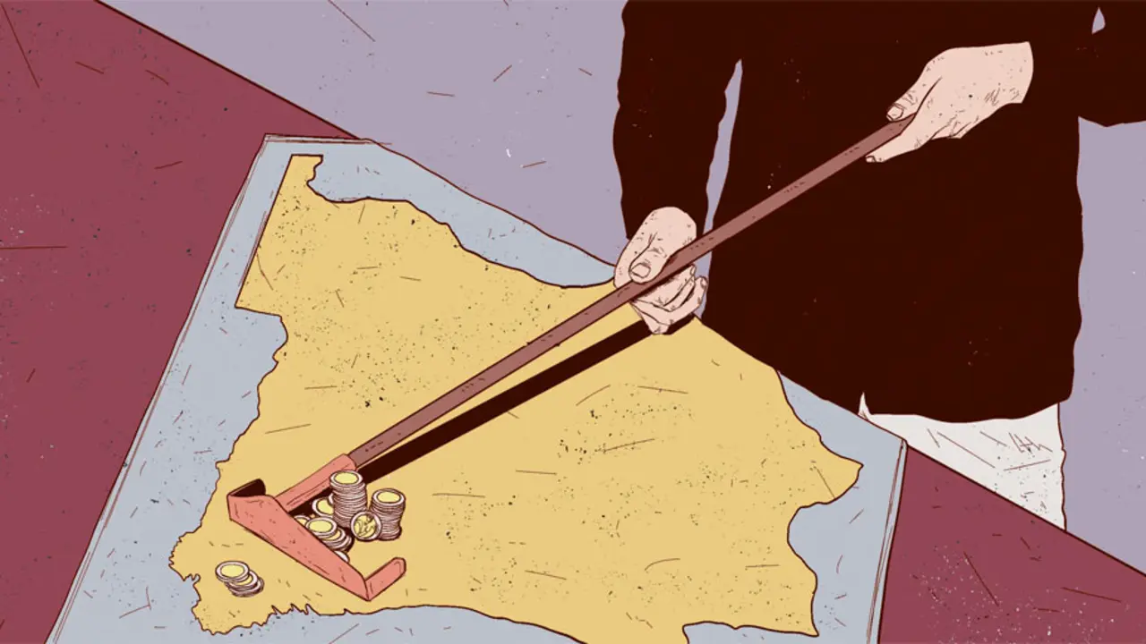 No vixente Estatuto as nosas competencias v&iacute;ronse diminu&iacute;das, inser&iacute;ndonos no chamado r&eacute;xime com&uacute;n de financiamento. (Ilustraci&oacute;n: &Aacute;lex Rozados)