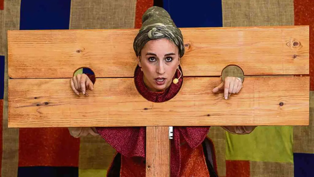 Cris Iglesias en 'Arte sen gui&oacute;n', de Galeteatro