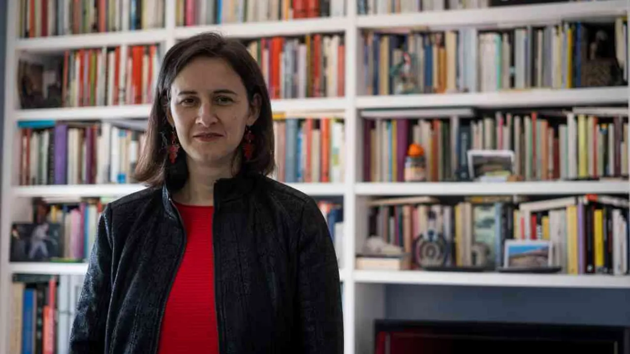 Elsa Quintas, vicepresidenta da Mesa e directora do Observatorio de Dereitos Ling&uuml;&iacute;sticos. (Foto: Arxina)