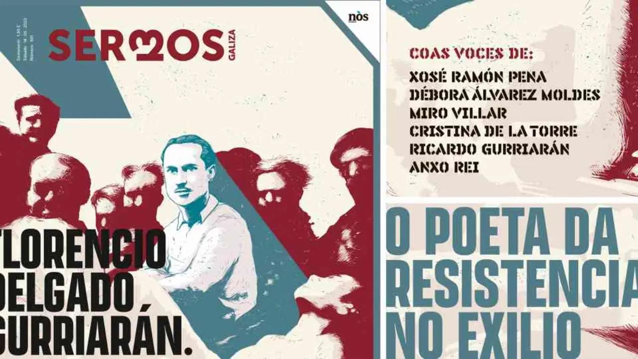 Detalles da capa do 'Sermos Galiza' deste s&aacute;bado sobre Delgado Gurriar&aacute;n.
