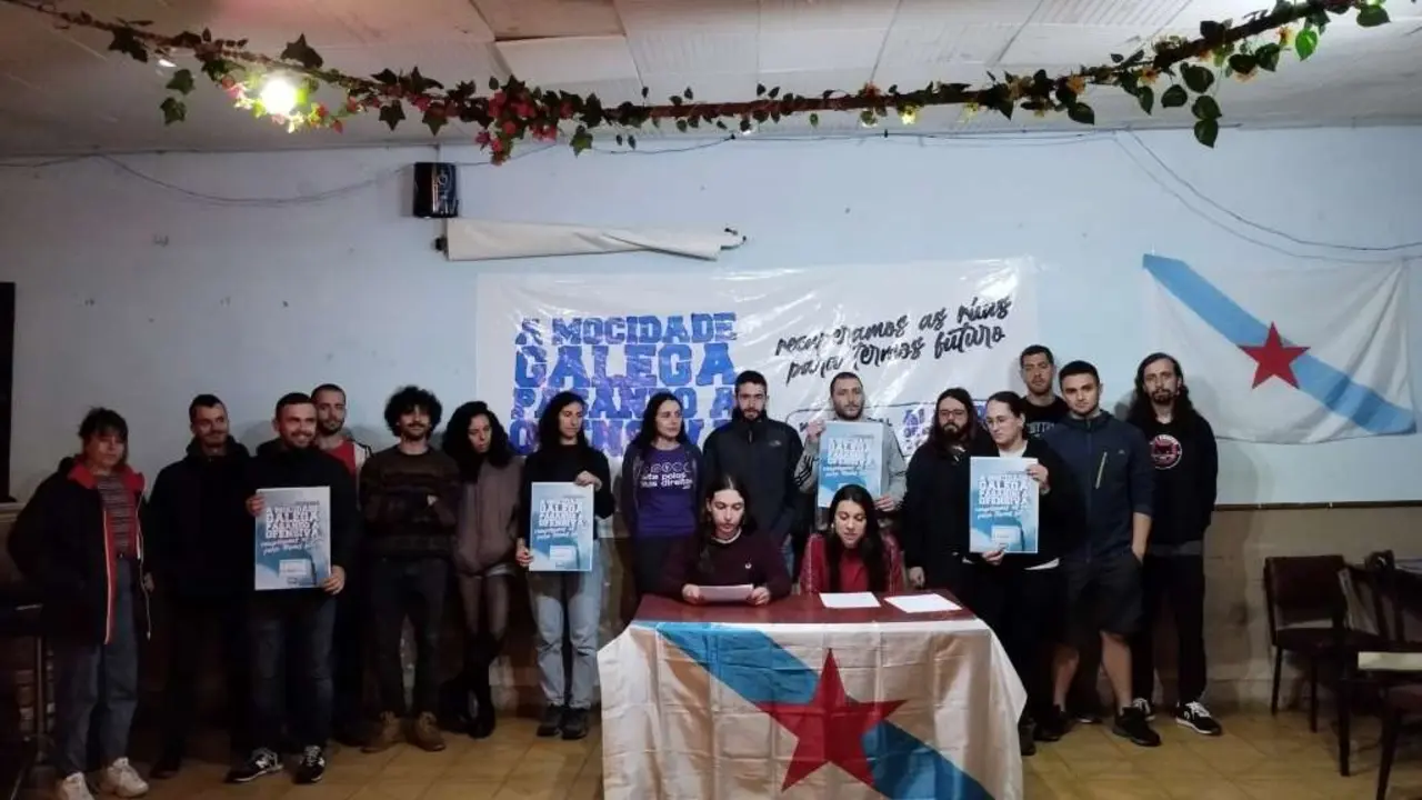 Acto de presentaci&oacute;n da manifestaci&oacute;n do 24 de xullo. (Foto: N&oacute;s Diario)