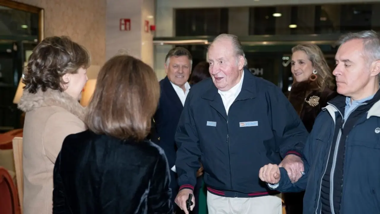 Juan Carlos I de Borb&oacute;n, en Sanxenxo, en 2019 (Foto: Europa Press)