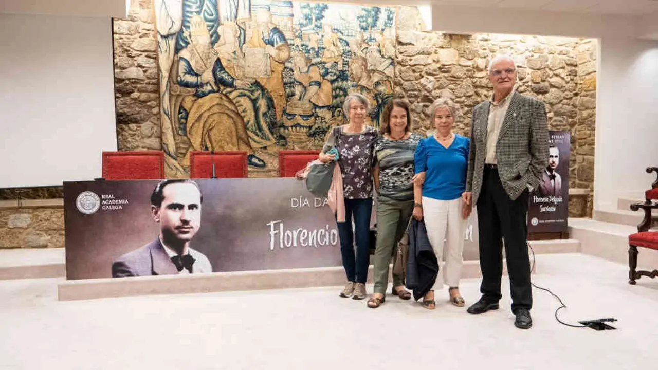 As fillas de Florencio Delgado Gurriar&aacute;n visitando a RAG (Foto: RAG).