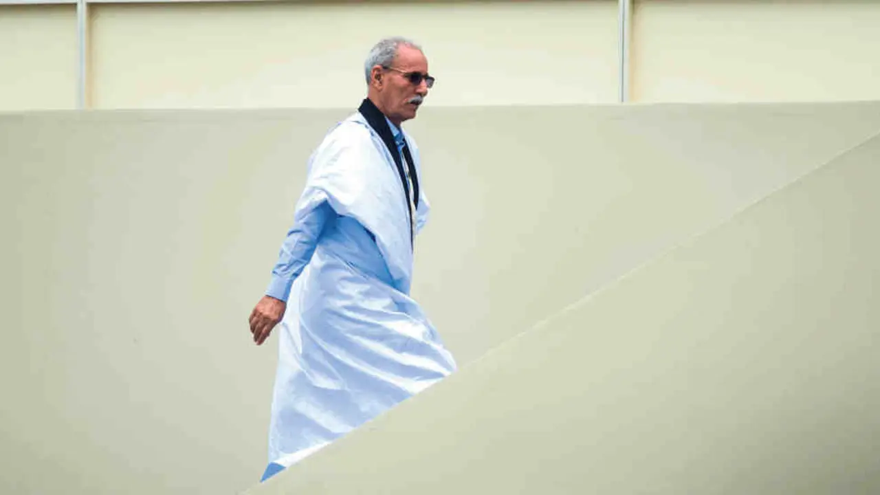 O presidente da Rep&uacute;blica &Aacute;rabe Saharau&iacute; Democr&aacute;tica e l&iacute;der da Fronte Polisario, Brahim Ghali. (Foto: Camilo Freedman / ZUMA Wire / DPA).