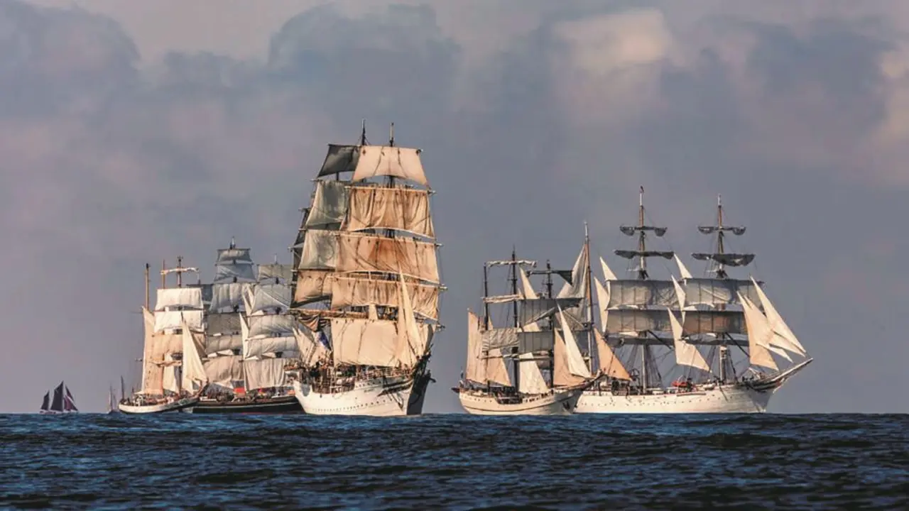 O da Coru&ntilde;a &eacute; o porto m&aacute;is visitado pola Tall Ships Races nos seus m&aacute;is de 60 anos de historia. (Foto: Valery Vasilevskiy).
