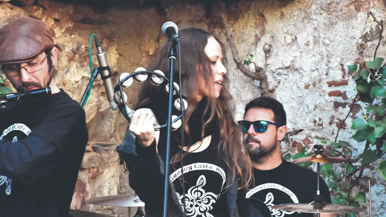 Os integrantes de Groovy Celtic Band.