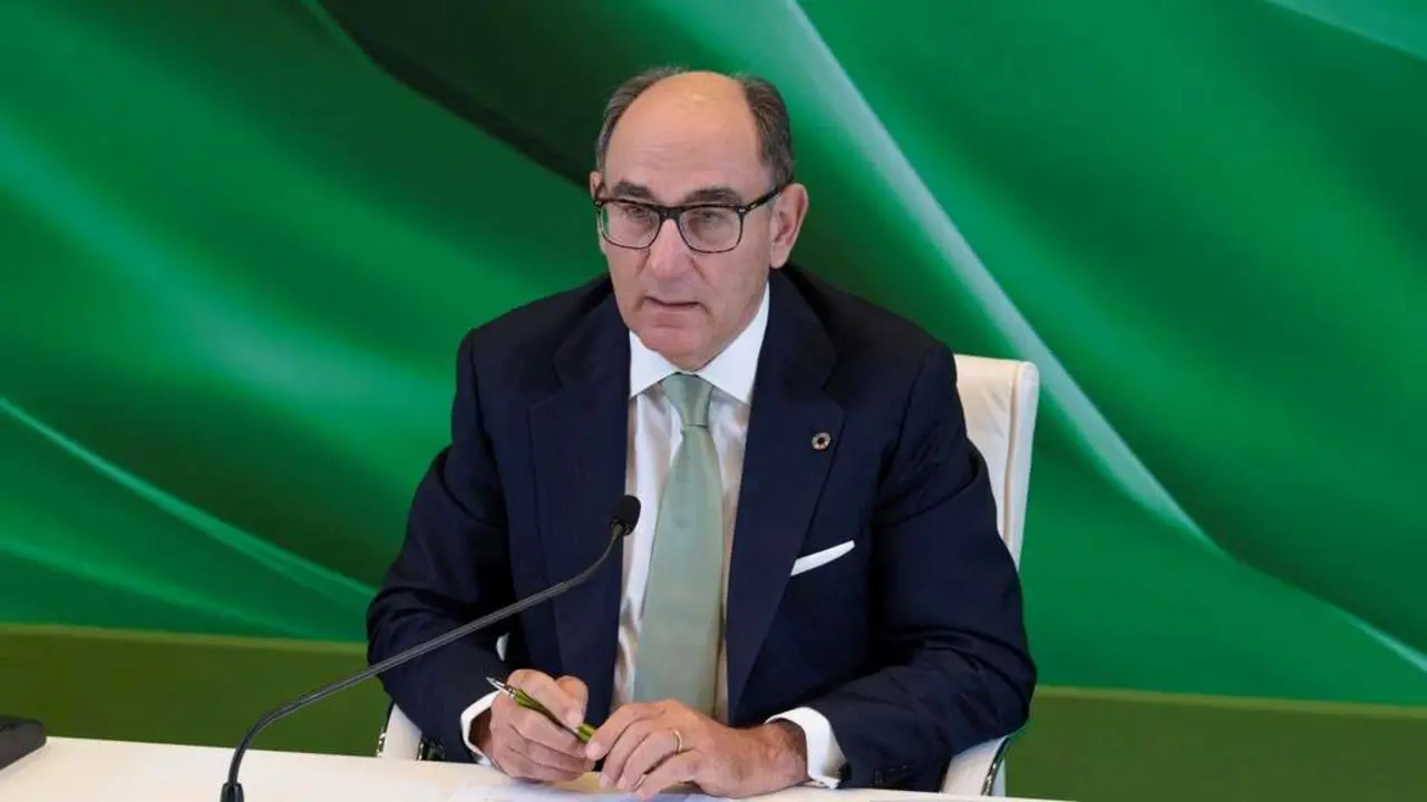 Ignacio S&aacute;nchez Gal&aacute;n, nunha Xunta de Accionistas de Iberdrola (Foto: Europa Press).