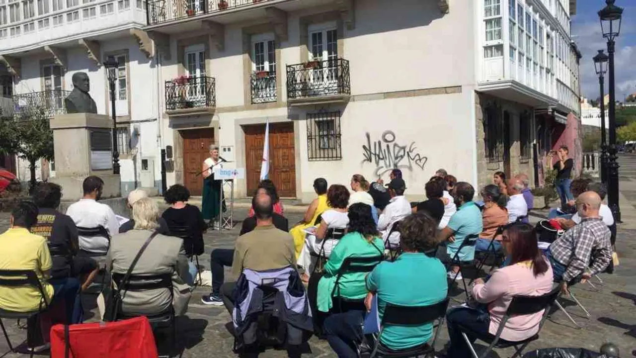 Acto de homenaxe do BNG a Antol&iacute;n Faraldo. (Foto: N&oacute;s Diario)