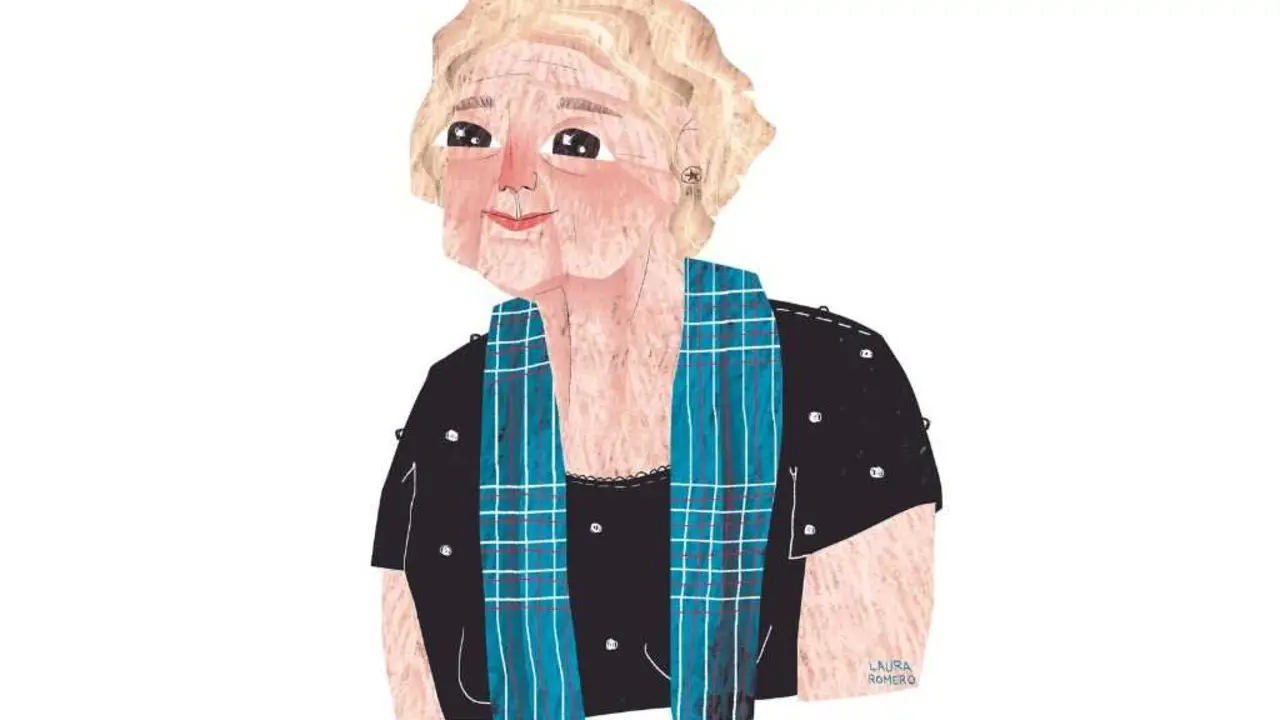 Ilustraci&oacute;n de Saleta Goi elaborada pola artista Laura Romero.