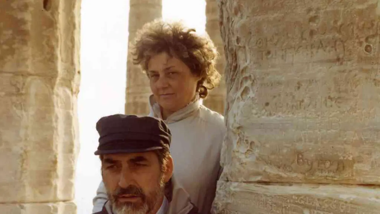 Saleta Goi con Manuel Mar&iacute;a.