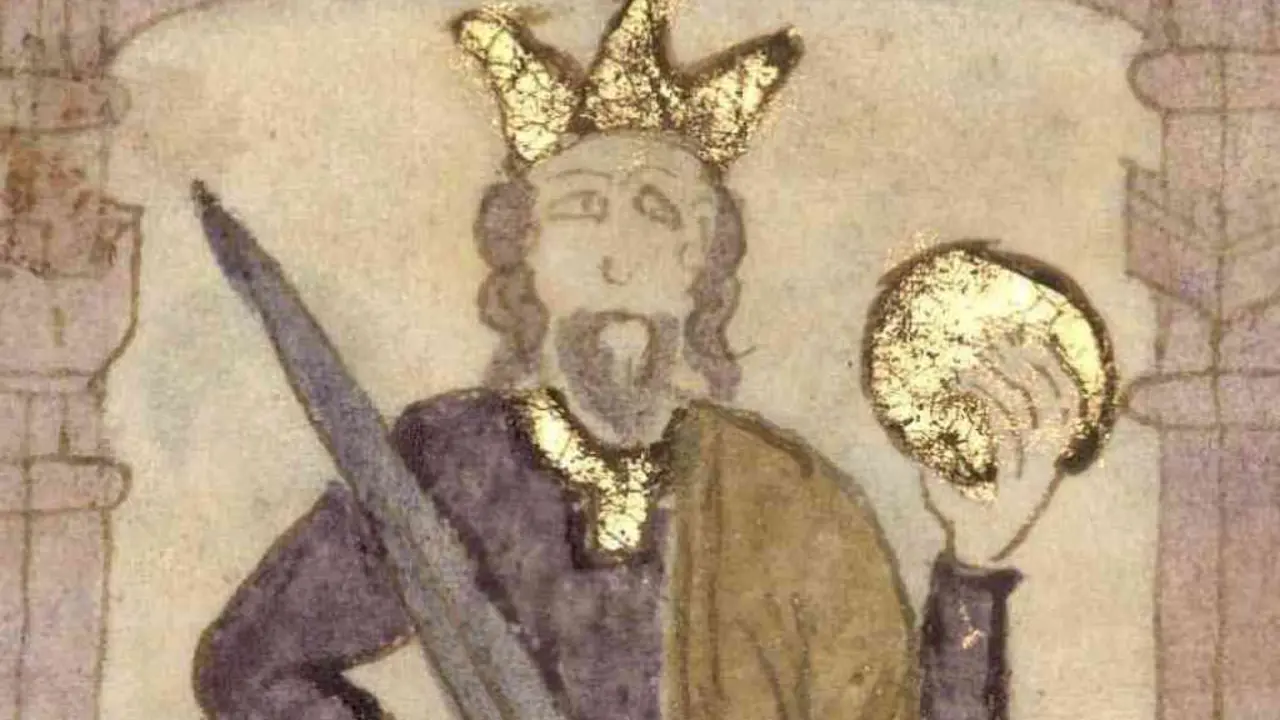 Ordo&ntilde;o III, nunha miniatura no 'Compendio da cr&oacute;nica de reis'. (Foto: Biblioteca Nacional de Espa&ntilde;a)