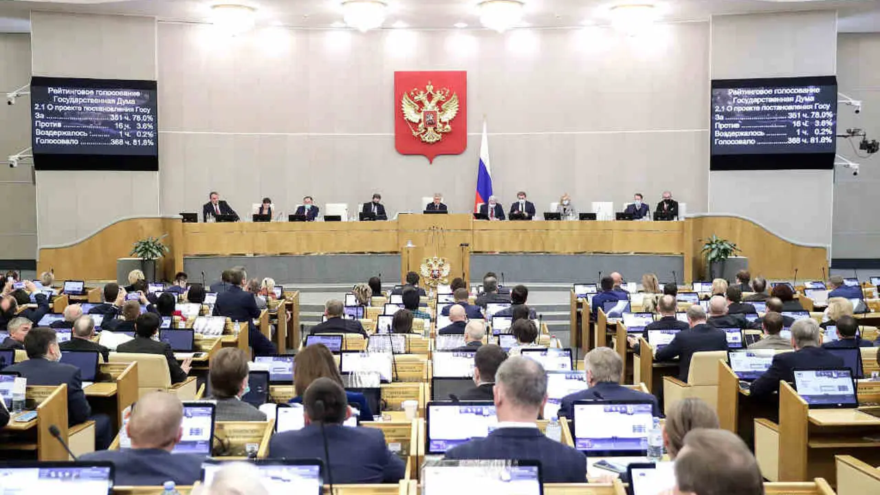Duma Estatal rusa nunha imaxe de arquivo. (Foto: Russian parliament / dpa)