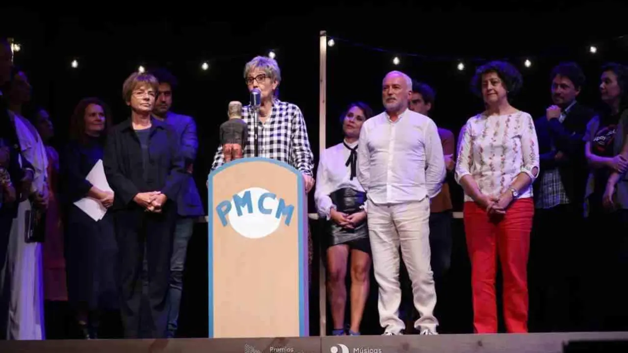 Fuxan os Ventos recibindo o Premio de Honra na &uacute;ltima edici&oacute;n dos Premios Mart&iacute;n C&oacute;dax da m&uacute;sica, o pasado 5 de outubro.