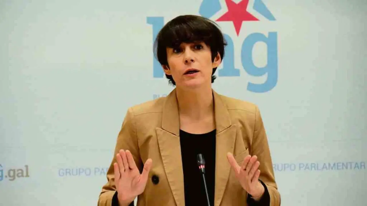 Ana pont&oacute;n, esta segunda feira, en rolda de prensa. (Foto: N&oacute;s Diario)