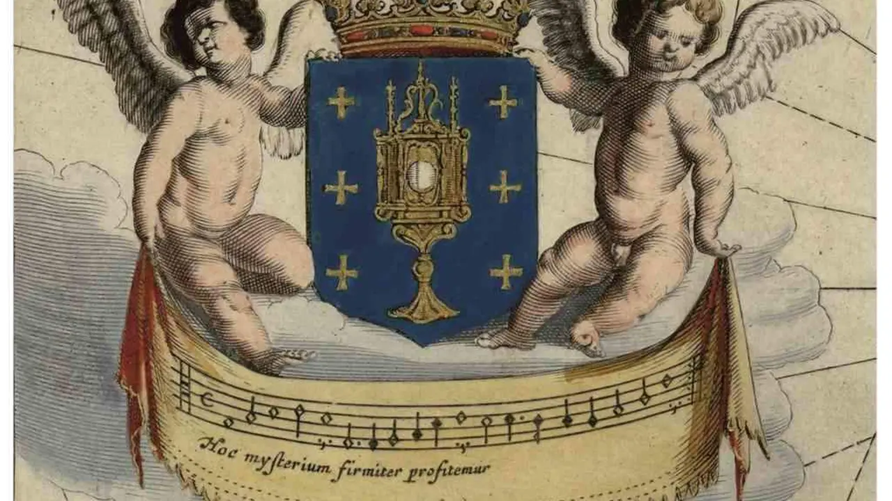 Versi&oacute;n do escudo do Reino da Galiza.