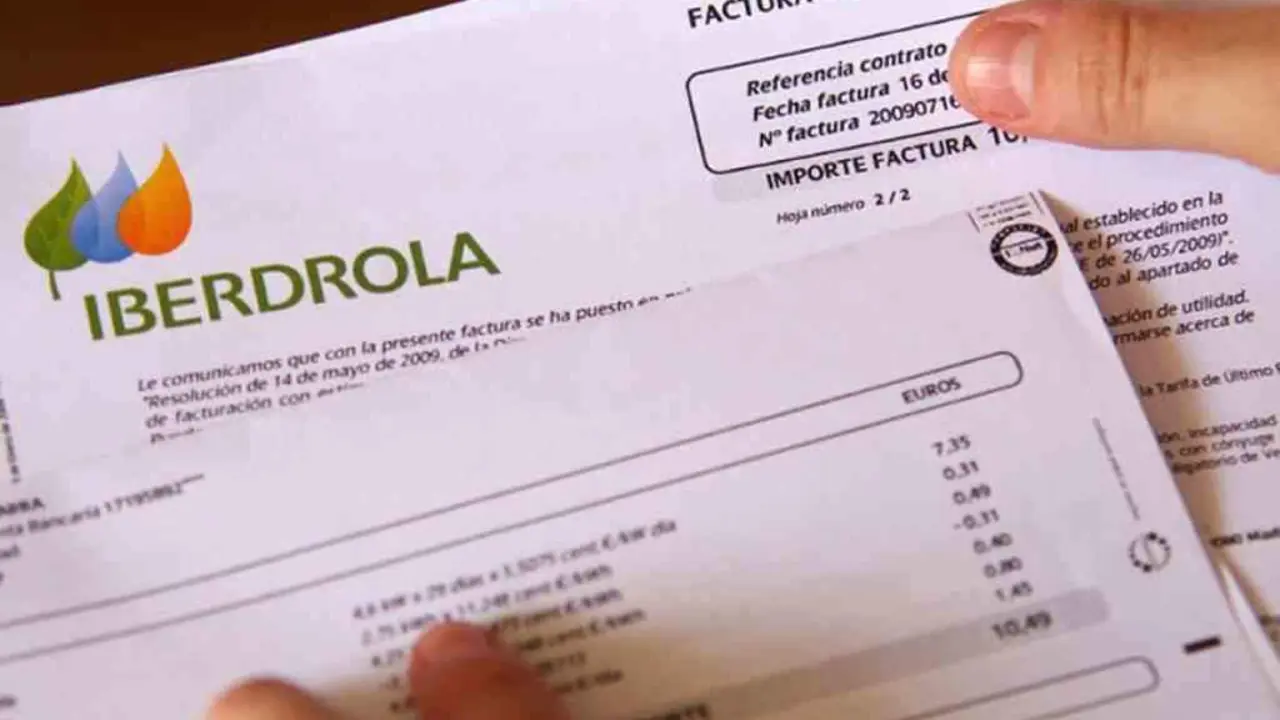Factura de Iberdrola. (Foto: N&oacute;s Diario)