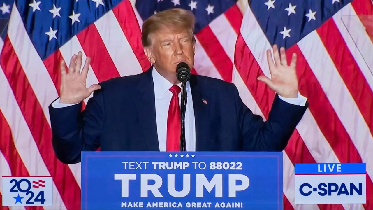 O ex presidente dos EUA, Donald Trump (Foto: C-Span / Zuma Press / Contacto Photo)