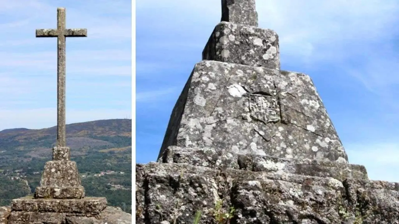 Detalles da cruz do Outeiro da Obra, en Celanova. (Foto: N&oacute;s Diario)