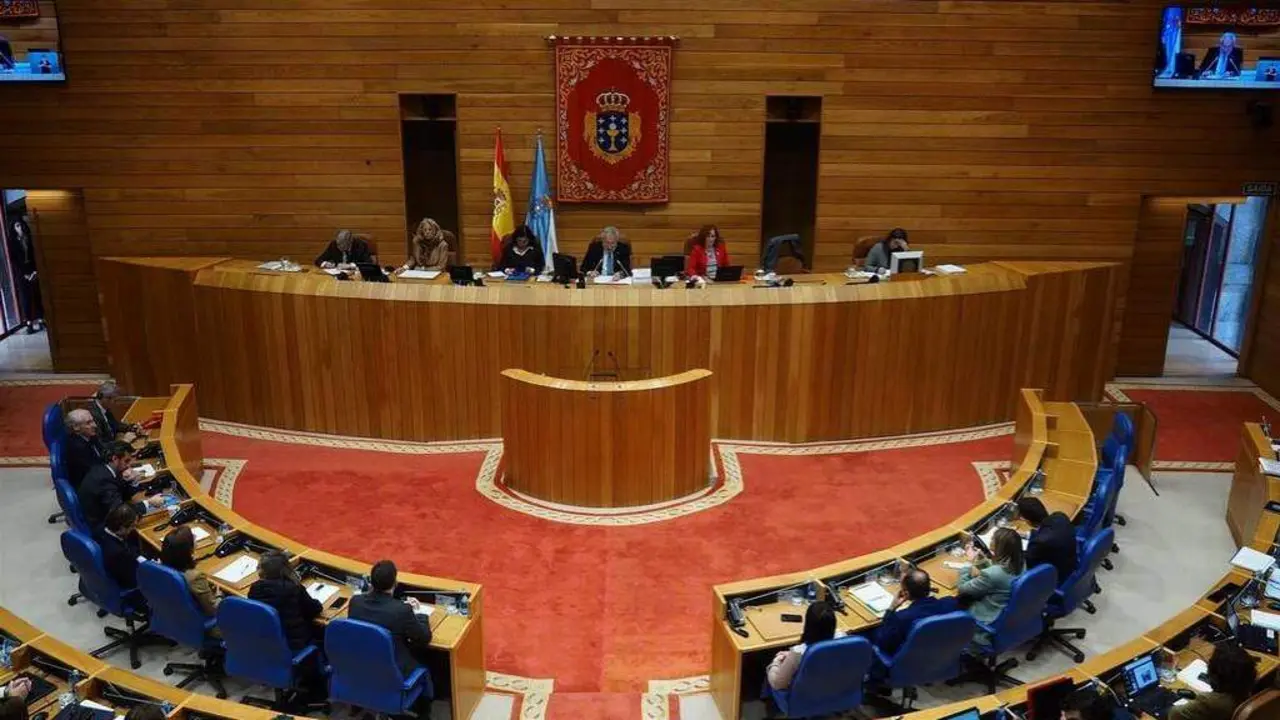Sesi&oacute;n plenaria do Parlamento de Galiza. (Foto: Parlamento)