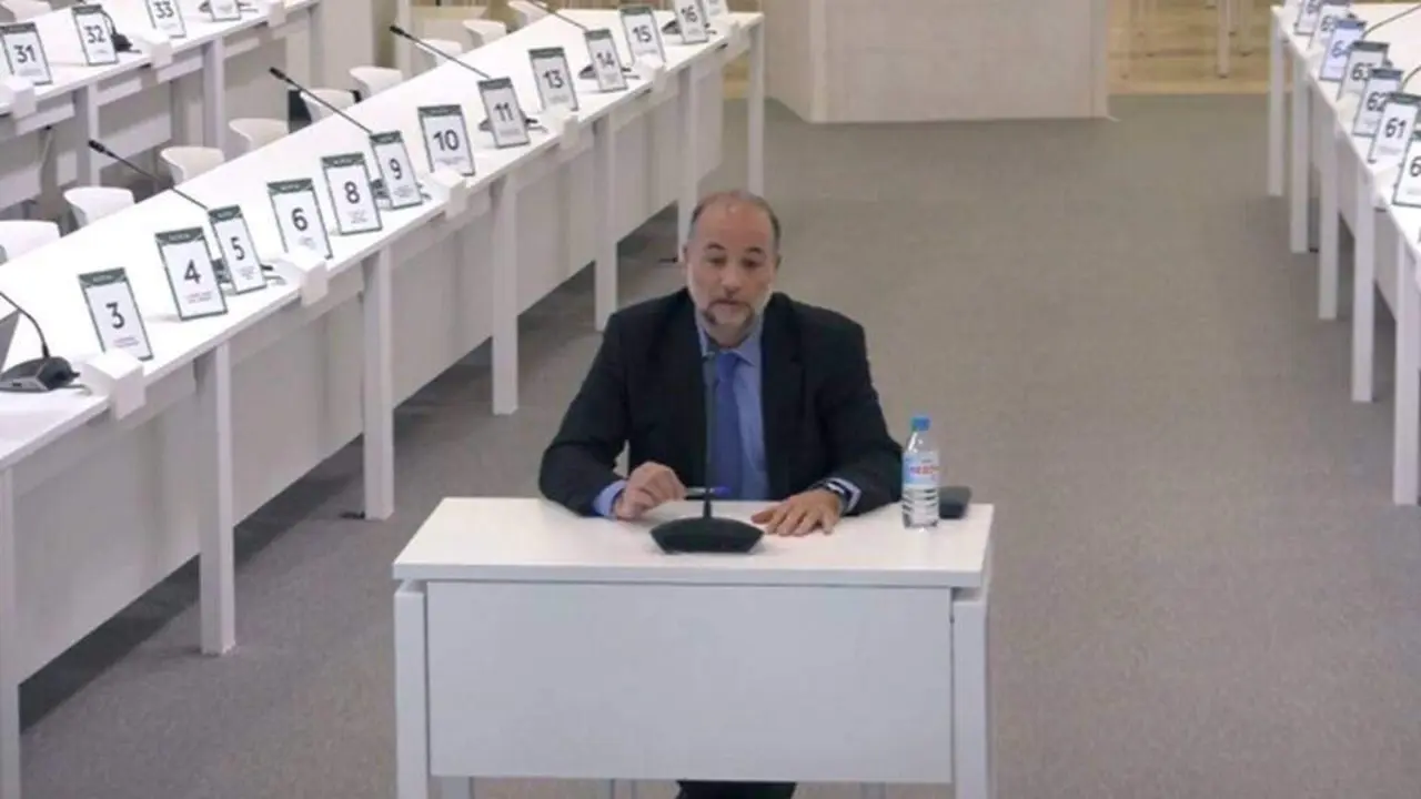 Juan Eduardo Olmedilla, t&eacute;cnico encargado do 'safety case' da li&ntilde;a Ourense-Santiago, declarou esta quinta feira no xu&iacute;zo. (Foto: Europa Press)