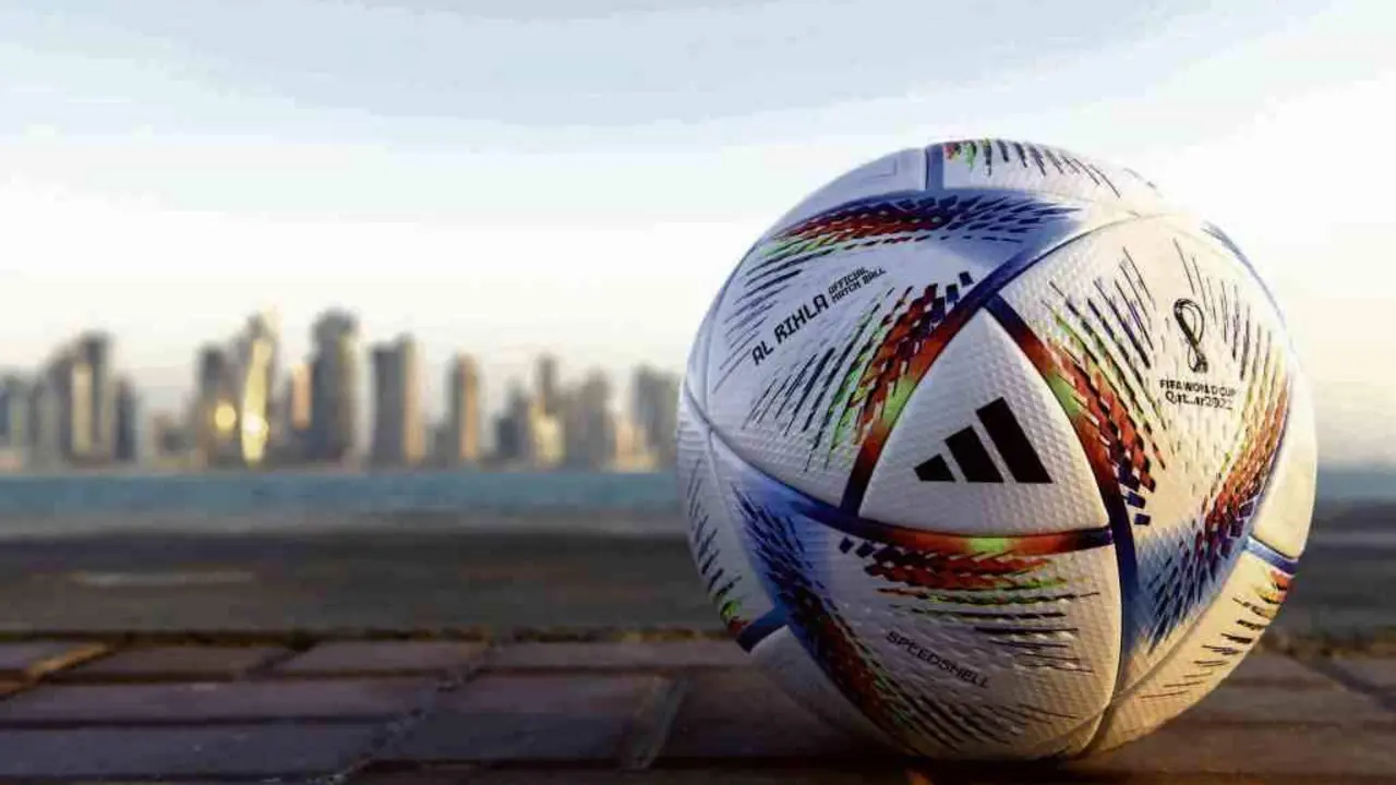 Bal&oacute;n oficial do Mundial de Catar. (Foto: Mohamed Ali Aabdelwahid)