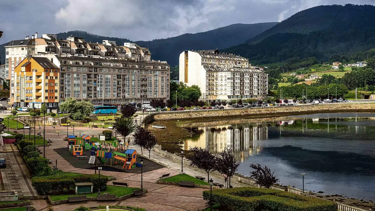 Zona residencial do municipio de Viveiro, na comarca da Mari&ntilde;a (Foto: N&oacute;s Diario).