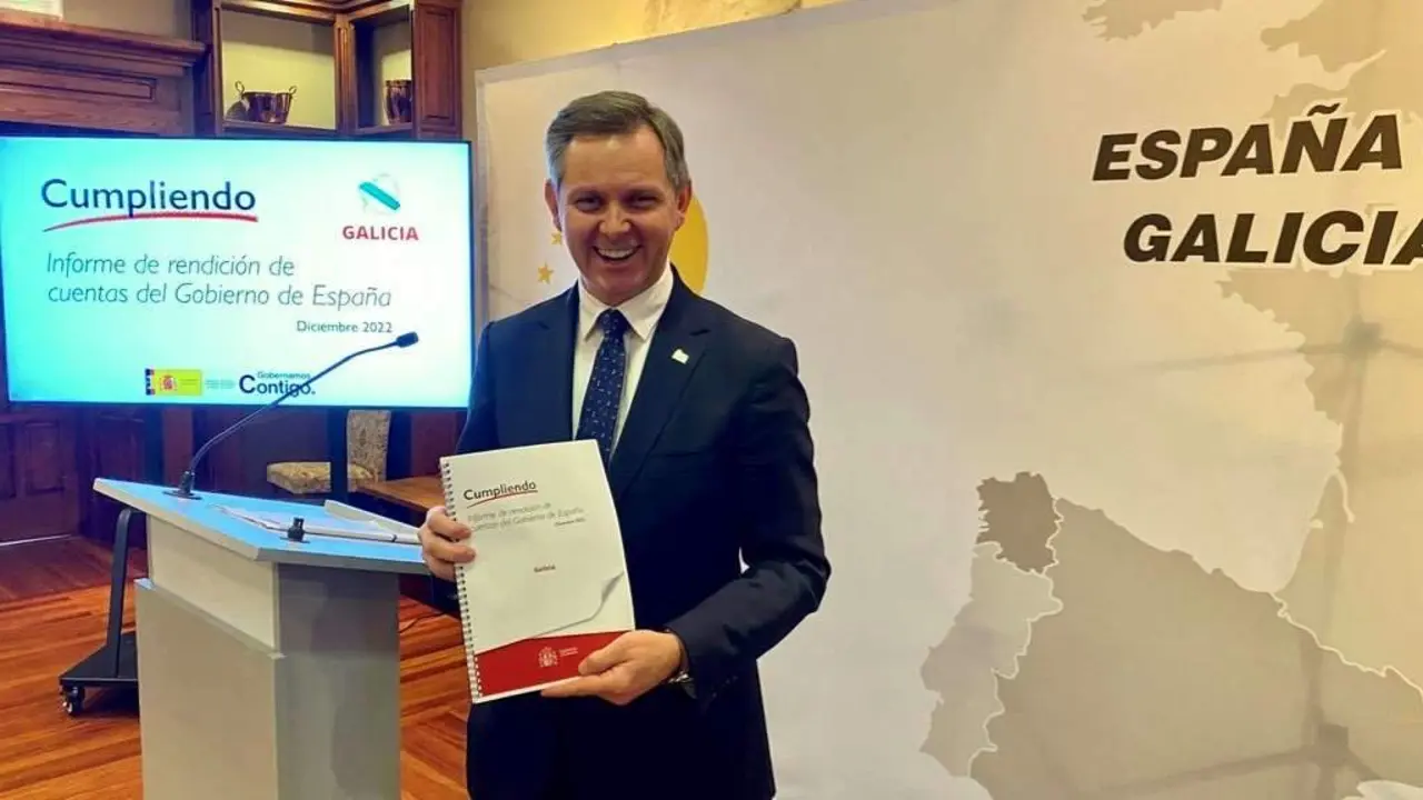 O delegado do Goberno espa&ntilde;ol na Galiza, Jos&eacute; Mi&ntilde;&oacute;ns. (Foto: Europa Press)