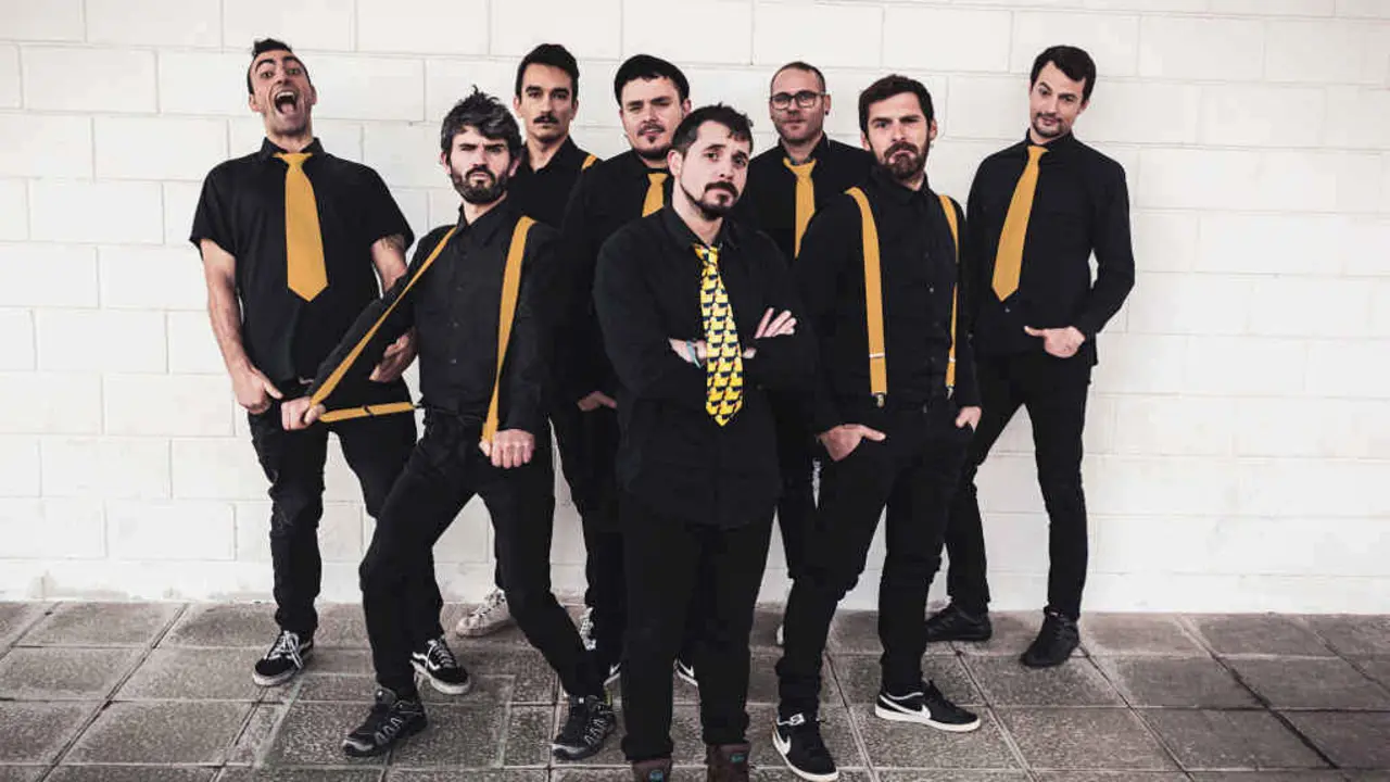 A banda de ska punk The Skarnivals, nada en Bueu (O Morrazo). (Foto: Galunk Produci&oacute;ns)