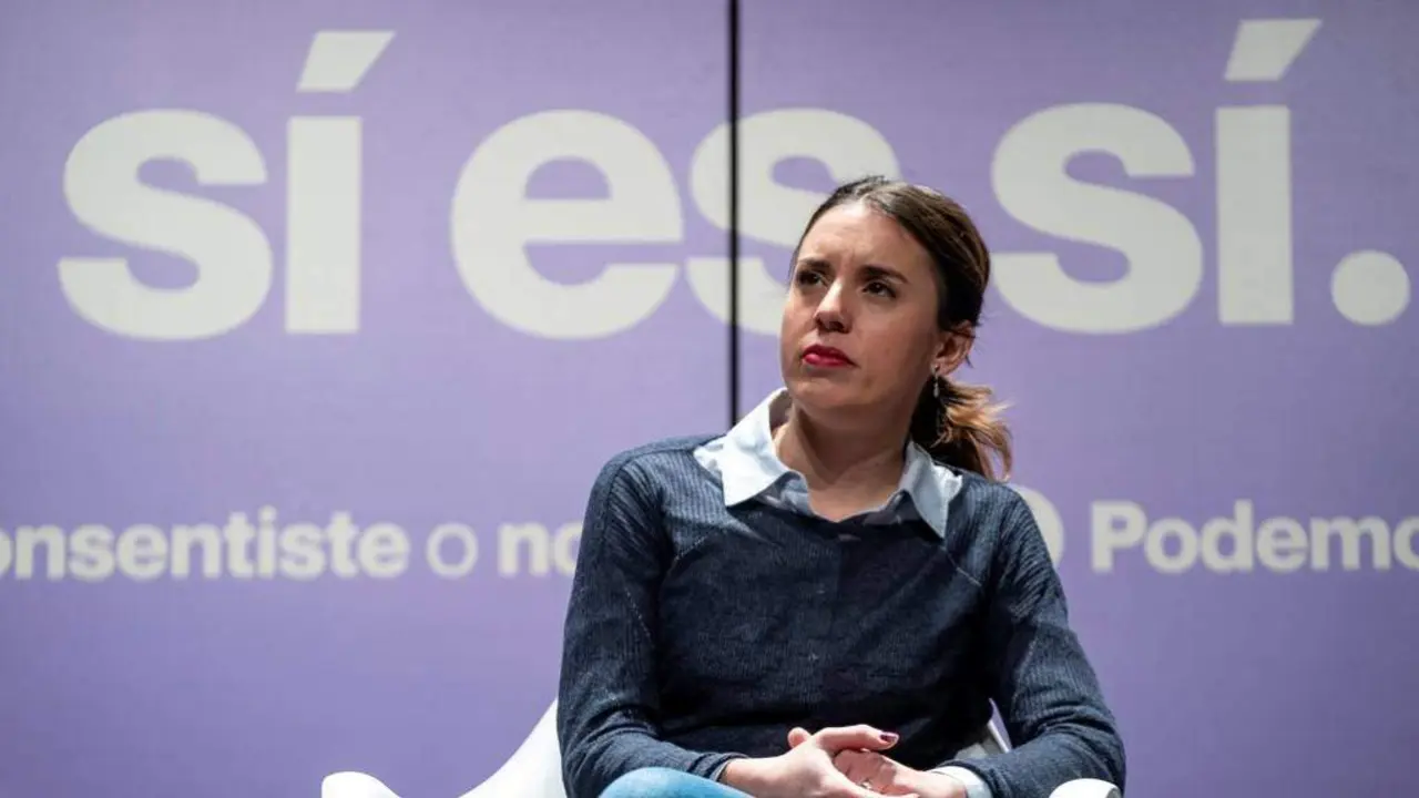 A ministra de Igualdade, Irene Montero, nun acto recente arredor da reforma lexislativa que impulsou Unidas Podemos. (Foto: A. P&eacute;rez Meca / Europa Press)