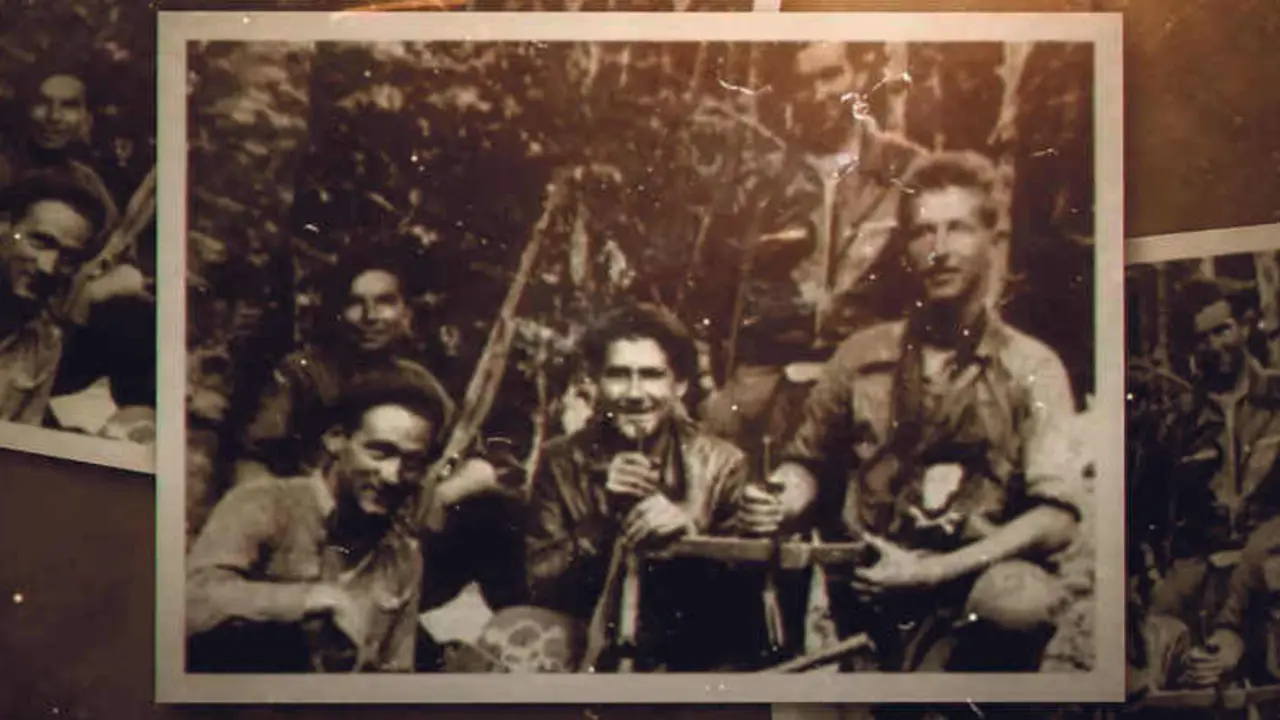 Fotograf&iacute;a da Federaci&oacute;n de Guerrillas Antifascistas da Galiza e Le&oacute;n tirada do documental 'Ciudad de la Selva', de Miguel Ria&ntilde;o (Foto: Sputnik Labrego).
