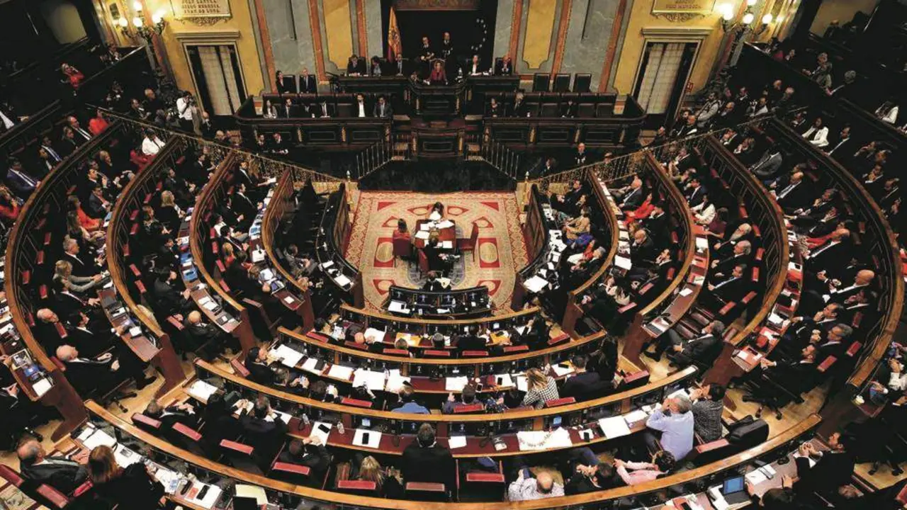 A C&aacute;mara baixa do Estado espa&ntilde;ol, en Madrid. (Foto: Congreso)