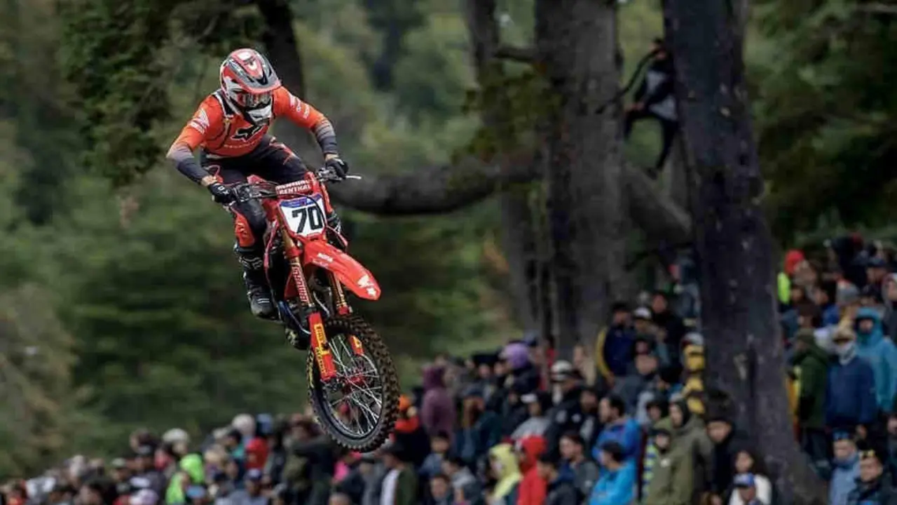 Rub&eacute;n Fern&aacute;ndez no Gran Premio de Patagonia, en Arxentina (Foto: RF).