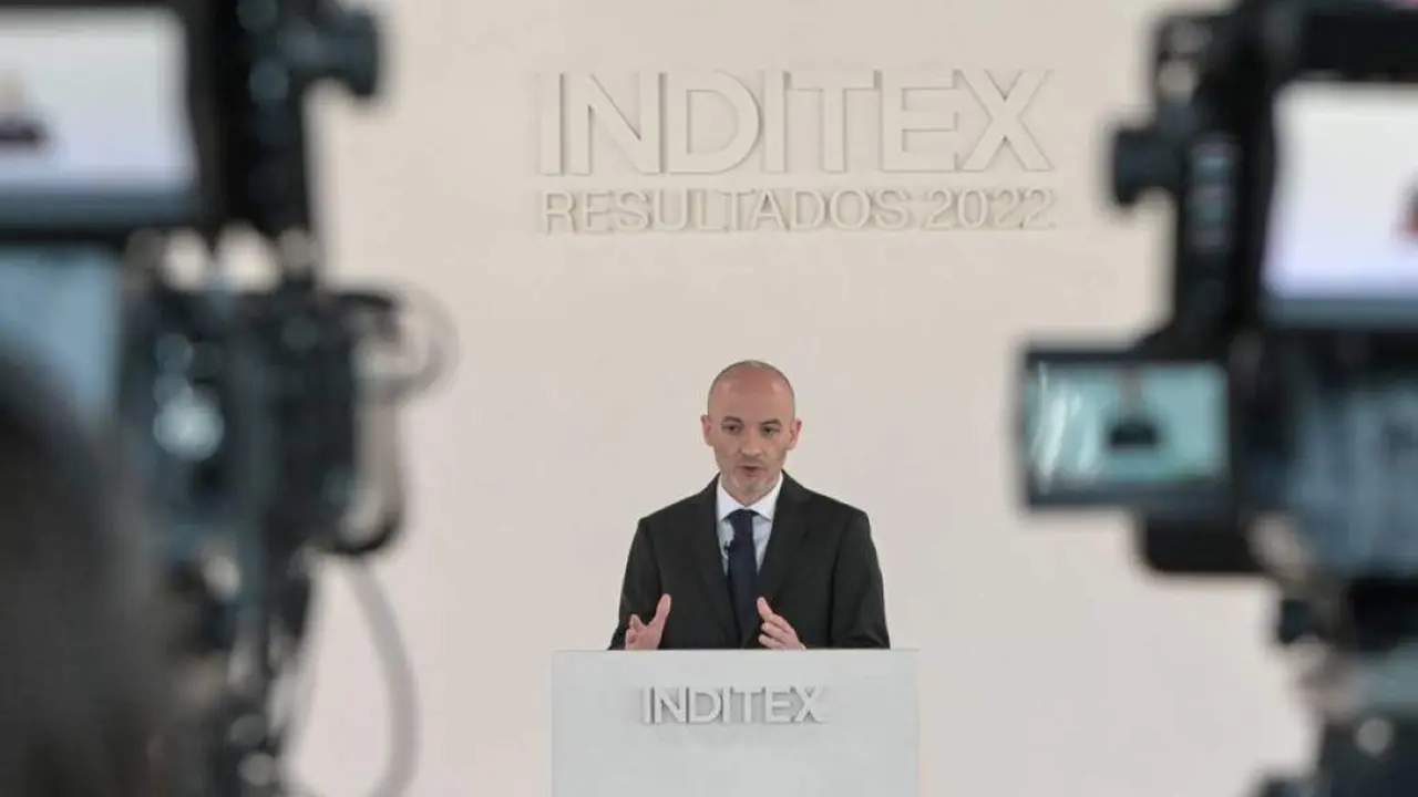 O conselleiro delegado de Inditex, &Oacute;scar Garc&iacute;a Maceiras, presentou esta cuarta feira en rolda de prensa o &uacute;ltimo balance de resultados da compa&ntilde;&iacute;a. (Foto: M. Dylan / Europa Press)