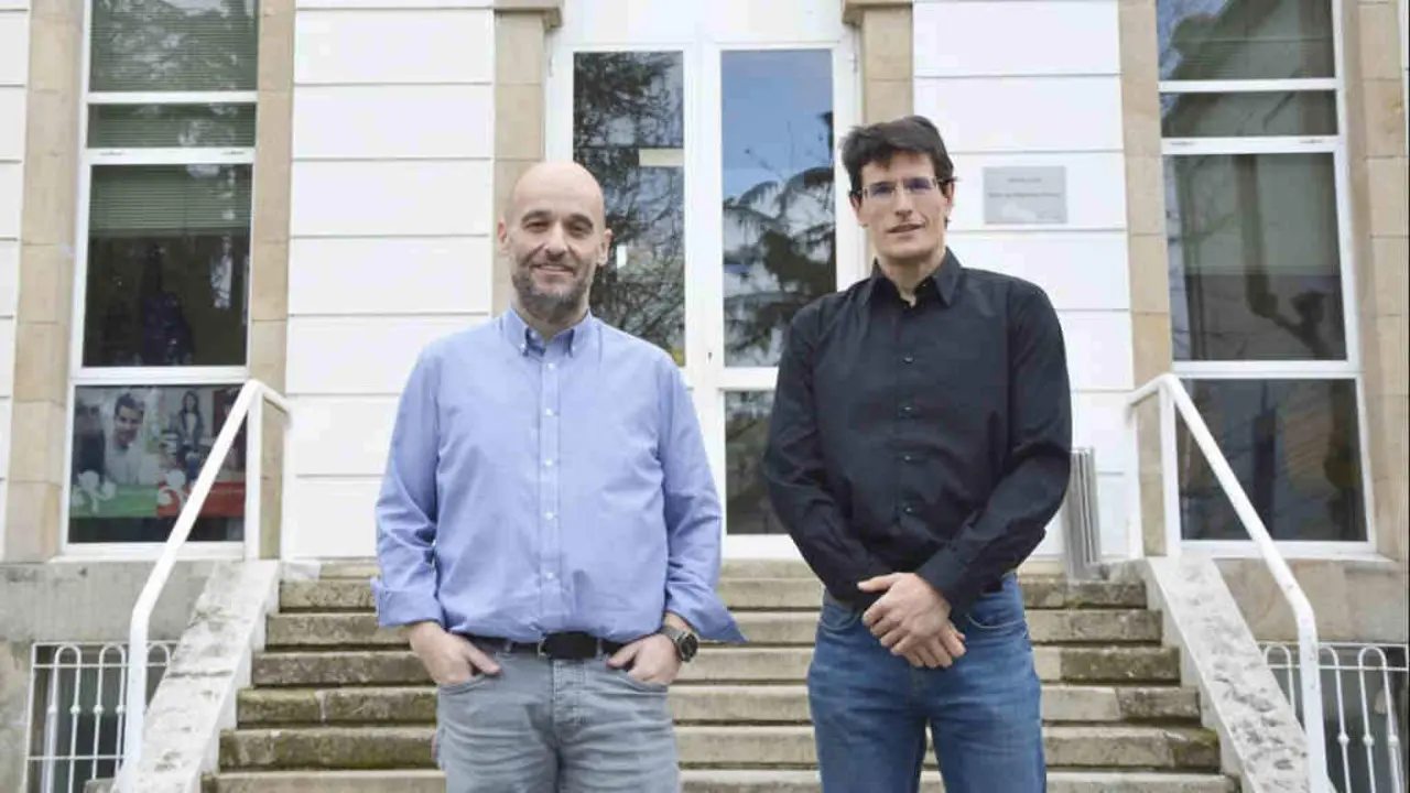 Guillermo Rey e Pedro Orgeira (Foto: UVigo).