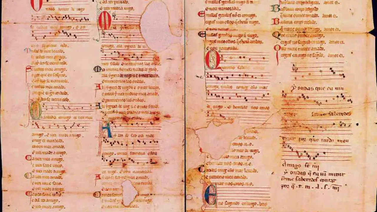 Detalle do Pergami&ntilde;o Vindel.