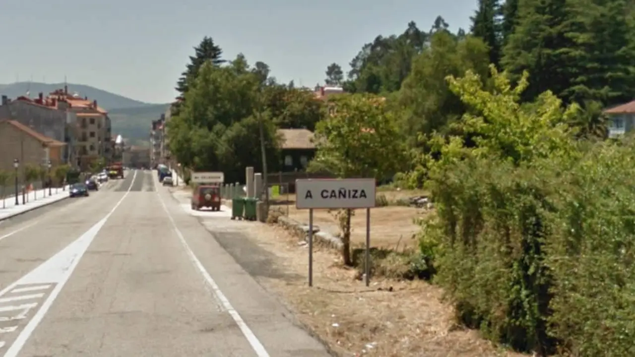 Entrada &aacute; vila da Caniza (Foto: Google Maps).