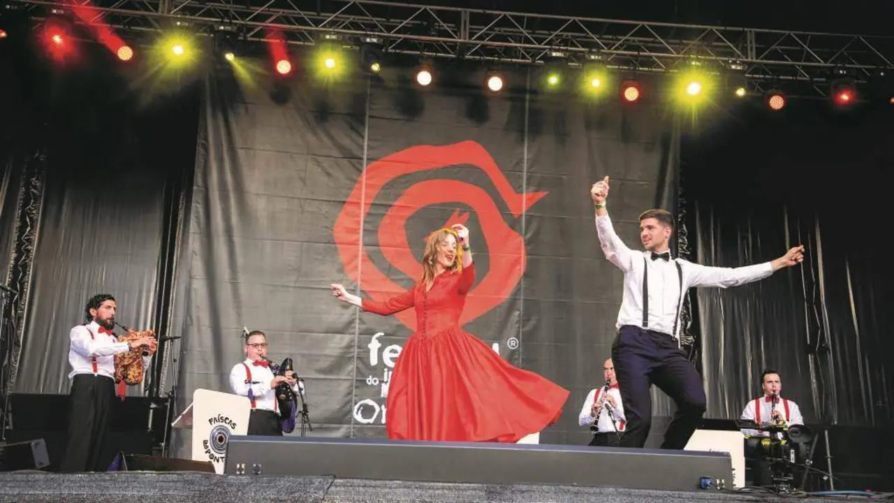 O grupo Fa&iacute;scas da Pontraga, finalista no Runas en 2020, actuou no festival en 2021.
