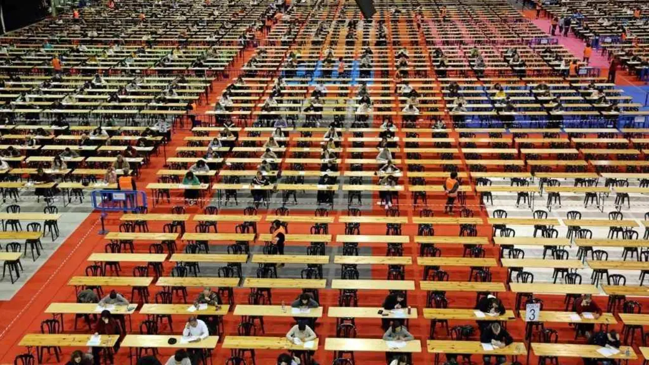 Oposici&oacute;ns do Sergas nunha convocatoria de 2020. (Foto: Xunta)